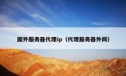 国外服务器代理ip（代理服务器外网）