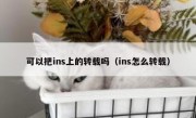 可以把ins上的转载吗（ins怎么转载）