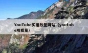 YouTube买播放量网站（youtube观看量）