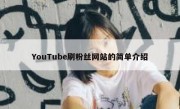 YouTube刷粉丝网站的简单介绍
