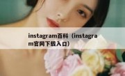 instagram百科（instagram官网下载入口）