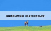 抖音挂机点赞项目（抖音快手挂机点赞）