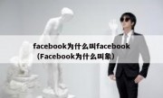 facebook为什么叫facebook（Facebook为什么叫象）