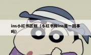ins小红书区别（小红书和ins是一回事吗）