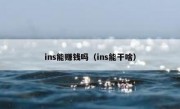 ins能赚钱吗（ins能干啥）