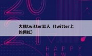大陆twitter红人（twitter上的网红）