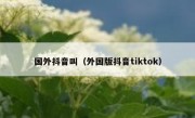 国外抖音叫（外国版抖音tiktok）