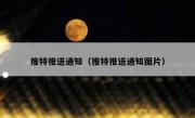 推特推送通知（推特推送通知图片）