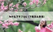 为什么下不了QQ（下载怎么登录）