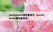 youtubemv播放量排行（youtubemv播放量排名）