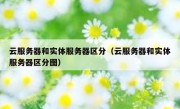 云服务器和实体服务器区分（云服务器和实体服务器区分图）