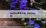 twitter账号大全（twitter 号）