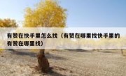 有赞在快手里怎么找（有赞在哪里找快手里的有赞在哪里找）