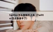 twitter怎么登陆不上去（Twitter怎么登录不了）