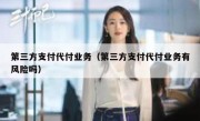 第三方支付代付业务（第三方支付代付业务有风险吗）