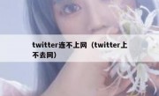 twitter连不上网（twitter上不去网）