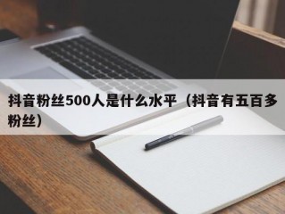 抖音粉丝500人是什么水平（抖音有五百多粉丝）