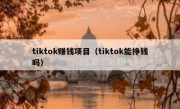tiktok赚钱项目（tiktok能挣钱吗）