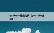 youtube分成比例（youtobe分成）