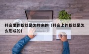 抖音里的粉丝是怎样来的（抖音上的粉丝是怎么形成的）