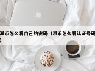 派币怎么看自己的密码（派币怎么看认证号码）