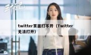 twitter页面打不开（Twitter无法打开）