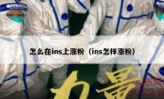 怎么在ins上涨粉（ins怎样涨粉）