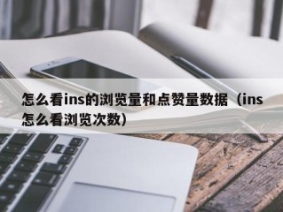 怎么看ins的浏览量和点赞量数据（ins怎么看浏览次数）