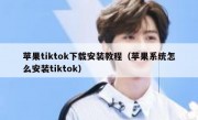 苹果tiktok下载安装教程（苹果系统怎么安装tiktok）