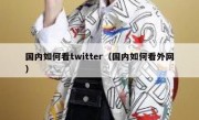 国内如何看twitter（国内如何看外网）