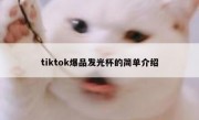 tiktok爆品发光杯的简单介绍