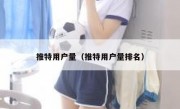 推特用户量（推特用户量排名）