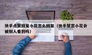 快手点赞回复小花怎么回复（快手赞赏小花会被别人看到吗）