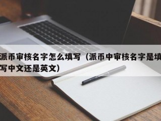 派币审核名字怎么填写（派币中审核名字是填写中文还是英文）