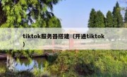 tiktok服务器搭建（开通tiktok）