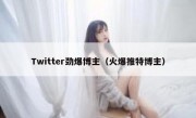 Twitter劲爆博主（火爆推特博主）