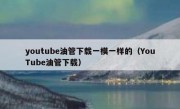 youtube油管下载一模一样的（YouTube油管下载）