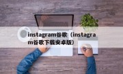 instagram谷歌（instagram谷歌下载安卓版）