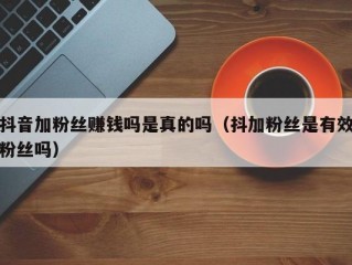 抖音加粉丝赚钱吗是真的吗（抖加粉丝是有效粉丝吗）