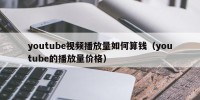 youtube视频播放量如何算钱（youtube的播放量价格）