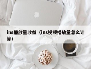ins播放量收益（ins视频播放量怎么计算）