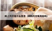 网上代付是什么意思（网购代付有风险吗）