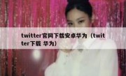 twitter官网下载安卓华为（twitter下载 华为）