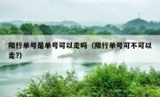 限行单号是单号可以走吗（限行单号可不可以走?）