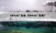 tiktok广告语（tiktok广告推广）