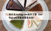 为什么instagram点不了赞（instagram不能点赞怎么办）