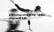 正版instagram官网入口（正版Instagram官方版）