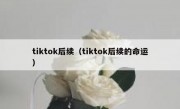 tiktok后续（tiktok后续的命运）