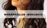 推特新闻账号怎么注册（推特的注册方法）