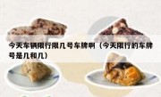 今天车辆限行限几号车牌啊（今天限行的车牌号是几和几）